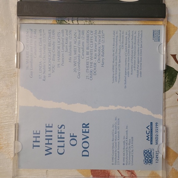 2/$8 🎶The White Cliffs of Dover 2 CD set - Picture 2 of 9